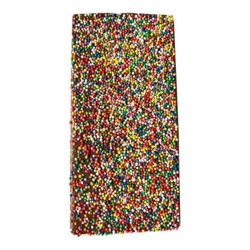 branded 100g Premium Milk Chocolate Bar with Freckles Packed in Cello Bags, from our range of promotional Chocolate Bars &amp; Boxes