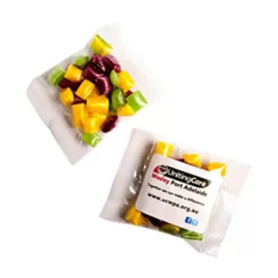 branded 20g Humbugs Bulk Pack Packed in Cello Bags, from our range of promotional Humbugs & Rock Candy