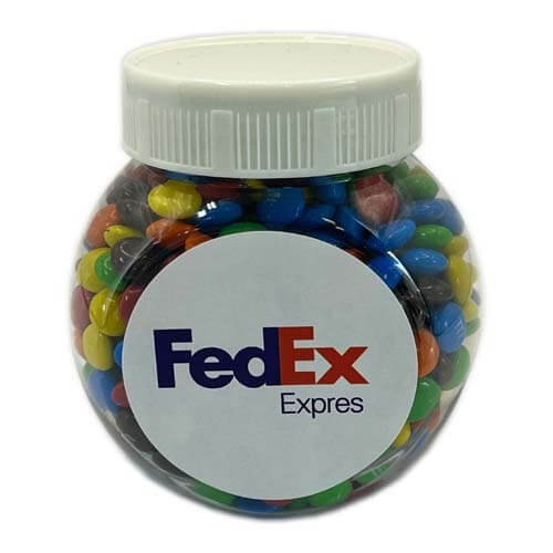 branded 145g M&Ms Packed in Plastic Bottles, from our range of promotional M&M's