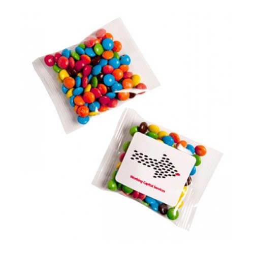 branded 25g Mini M&Ms Bulk Pack Packed in Cello Bags, from our range of promotional M&M's