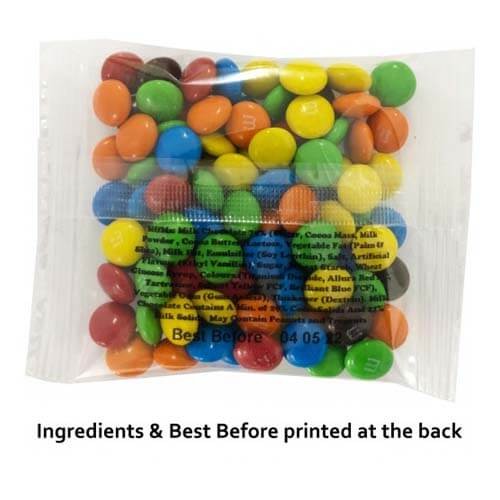 branded 25g Mini M&Ms Bulk Pack Packed in Cello Bags, from our range of promotional M&M's