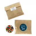 branded 50g Chewy Fruits Packed in Kraft Paper Bag, from our range of promotional Lollies &amp; Sweets
