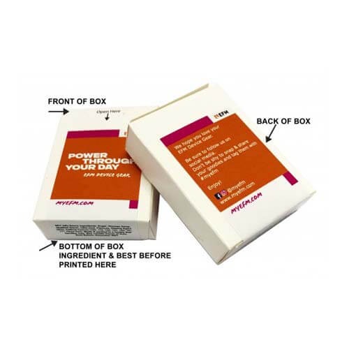 branded 25g Chocolate Beans Packed in Flip Lid Cardboard Box, from our range of promotional Branded Chocolates