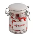 branded 160g Chewy Fruits Packed in Glass Clip Lock Jars, from our range of promotional Lollies &amp; Sweets