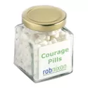 branded 170g Chewy Mints Packed in Glass Square Jars, from our range of promotional Branded Mints