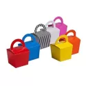 branded 100g Mixed Lollies Packed in Coloured Noodle Boxes, from our range of promotional Lollies &amp; Sweets