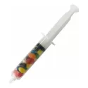 branded 20g Jelly Beans Packed in Acrylic Syringes, from our range of promotional Promotional Jelly Beans