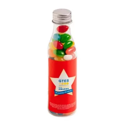 branded 100g Jelly Beans Packed in Soda Bottles, from our range of promotional Promotional Jelly Beans