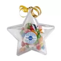 branded 50g Jelly Beans Packed in Acrylic Stars, from our range of promotional Promotional Jelly Beans