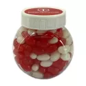 branded 170g Christmas Jelly Beans Packed in Plastic Bottles, from our range of promotional Promotional Jelly Beans
