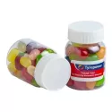 branded 50g Jelly Belly, Jelly Beans Packed in Screw Top Bottles Bottles, from our range of promotional Promotional Jelly Beans