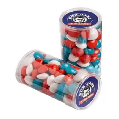 branded 100g Chewy Fruits Packed in Pet Tubs, from our range of promotional Lollies & Sweets