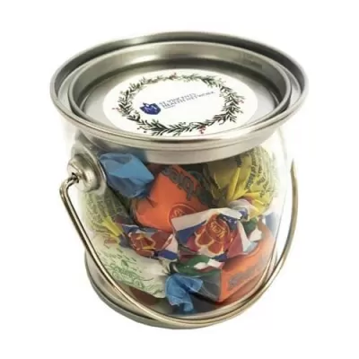branded 100g Allens Mixed Lollies Packed in Small PVC Buckets, from our range of promotional Lollies & Sweets