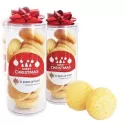 branded 16 Traditional Shortbread Cookie Packed in Pet Tubs, from our range of promotional Biscuits &amp; Cookies