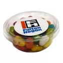 branded 50g Jelly Belly, Jelly Beans Packed in Small Tubs, from our range of promotional Promotional Jelly Beans