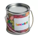 branded 180g Jelly Belly, Jelly Beans Packed in Small PVC Buckets, from our range of promotional Promotional Jelly Beans
