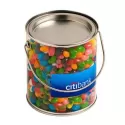 branded 900g Jelly Beans Packed in Big PVC Buckets, from our range of promotional Promotional Jelly Beans