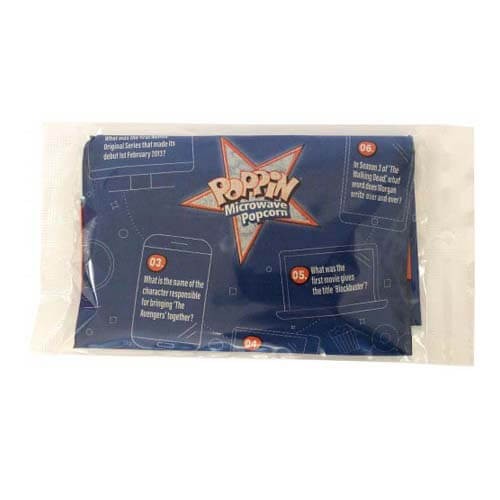 branded 100g Microwave Popcorn , from our range of promotional Branded Snacks