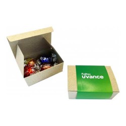 branded 4 Pack Lindt Balls Packed in Gift Box, from our range of promotional Chocolate Bars & Boxes