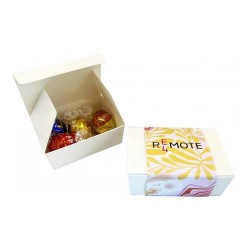 branded 4 Pack Lindt Balls Packed in Gift Box, from our range of promotional Chocolate Bars & Boxes