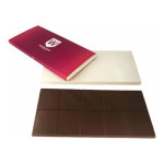 Chocolate Bars &amp; Boxes - 100g Chocolate Bar Silver foil Packed in Glossy White Box