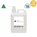 branded 1Ltr Australian Made Spf50 Sunscreen Lotion Pump Pack, from our range of promotional Hand Sanitisers &amp; Wipes