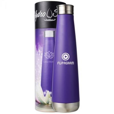 branded Lotus 500ml Water Bottle, from our range of promotional Drink Bottles - Metal