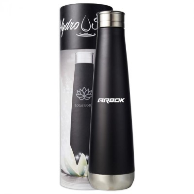 branded Lotus 500ml Water Bottle, from our range of promotional Drink Bottles - Metal