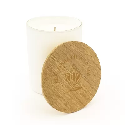 branded Large Gleam Glass Candle, from our range of promotional Candles