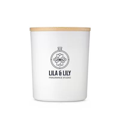 branded Large Gleam Glass Candle, from our range of promotional Candles