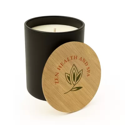 branded Large Gleam Glass Candle, from our range of promotional Candles