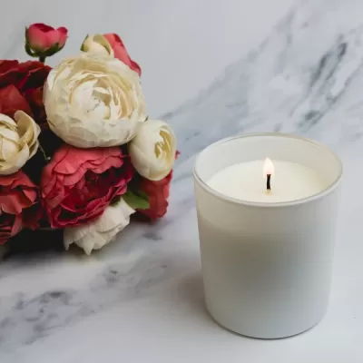 branded Large Gleam Glass Candle, from our range of promotional Candles