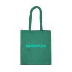 branded Recycled Colourful Cotton Tote Bag, from our range of promotional Cotton &amp; Calico Tote Bags