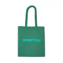 branded Recycled Colourful Cotton Tote Bag, from our range of promotional Cotton &amp; Calico Tote Bags