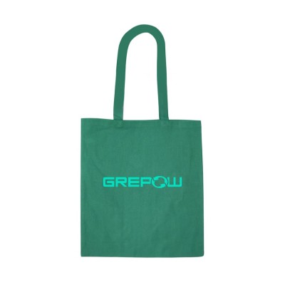 branded Recycled Colourful Cotton Tote Bag, from our range of promotional Cotton & Calico Tote Bags