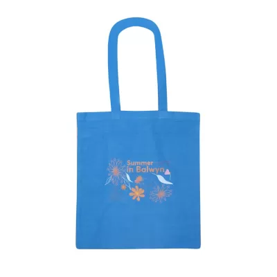 branded Recycled Colourful Cotton Tote Bag, from our range of promotional Cotton & Calico Tote Bags