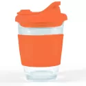Vienna 320ml Snap Lid Borosilicate Coffee Cup