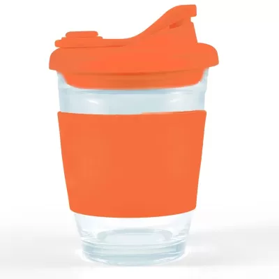 Vienna 320ml Snap Lid Borosilicate Coffee Cup