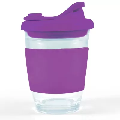 Vienna 320ml Snap Lid Borosilicate Coffee Cup