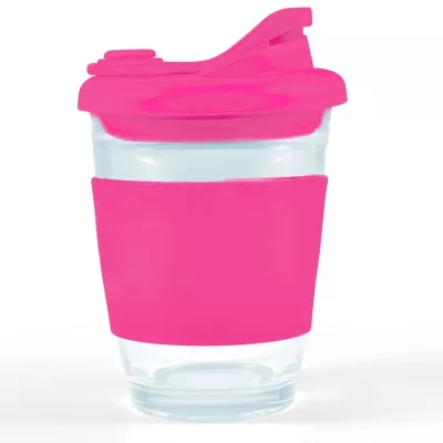 Vienna 320ml Snap Lid Borosilicate Coffee Cup