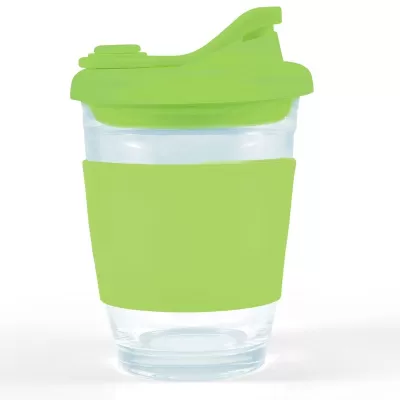 Vienna 320ml Snap Lid Borosilicate Coffee Cup