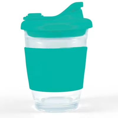 Vienna 320ml Snap Lid Borosilicate Coffee Cup