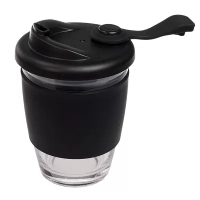 Vienna 320ml Snap Lid Borosilicate Coffee Cup