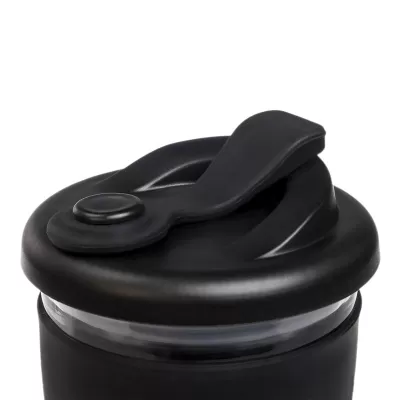 Vienna 320ml Snap Lid Borosilicate Coffee Cup