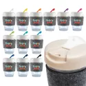 Vienna Eco 320ml RPET Band Borosilicate Coffee Cup