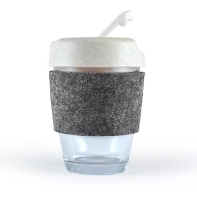 Vienna Eco 320ml RPET Band Borosilicate Coffee Cup