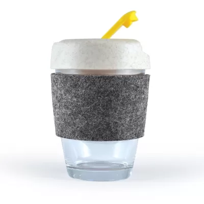 Vienna Eco 320ml RPET Band Borosilicate Coffee Cup