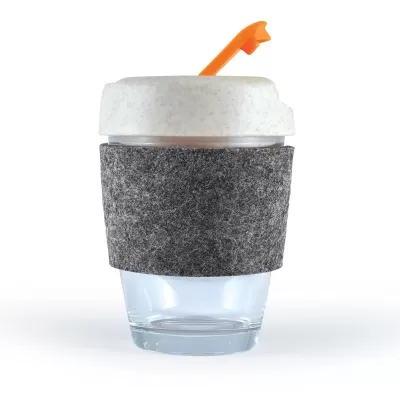 Vienna Eco 320ml RPET Band Borosilicate Coffee Cup