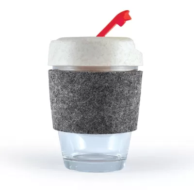 Vienna Eco 320ml RPET Band Borosilicate Coffee Cup