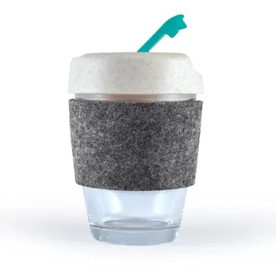 Vienna Eco 320ml RPET Band Borosilicate Coffee Cup